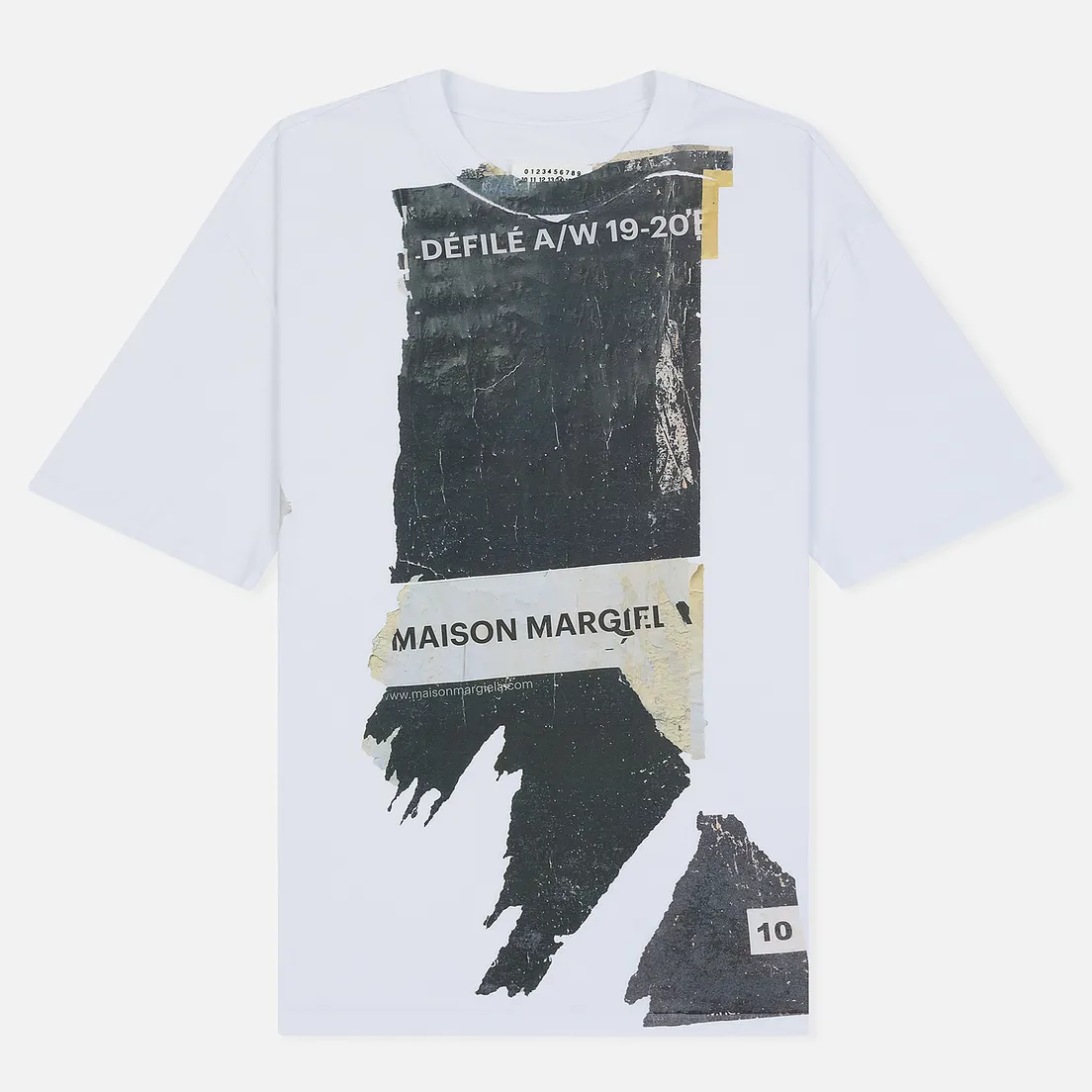 Maison Margiela Мужская футболка Front Defile A/W 19 Print