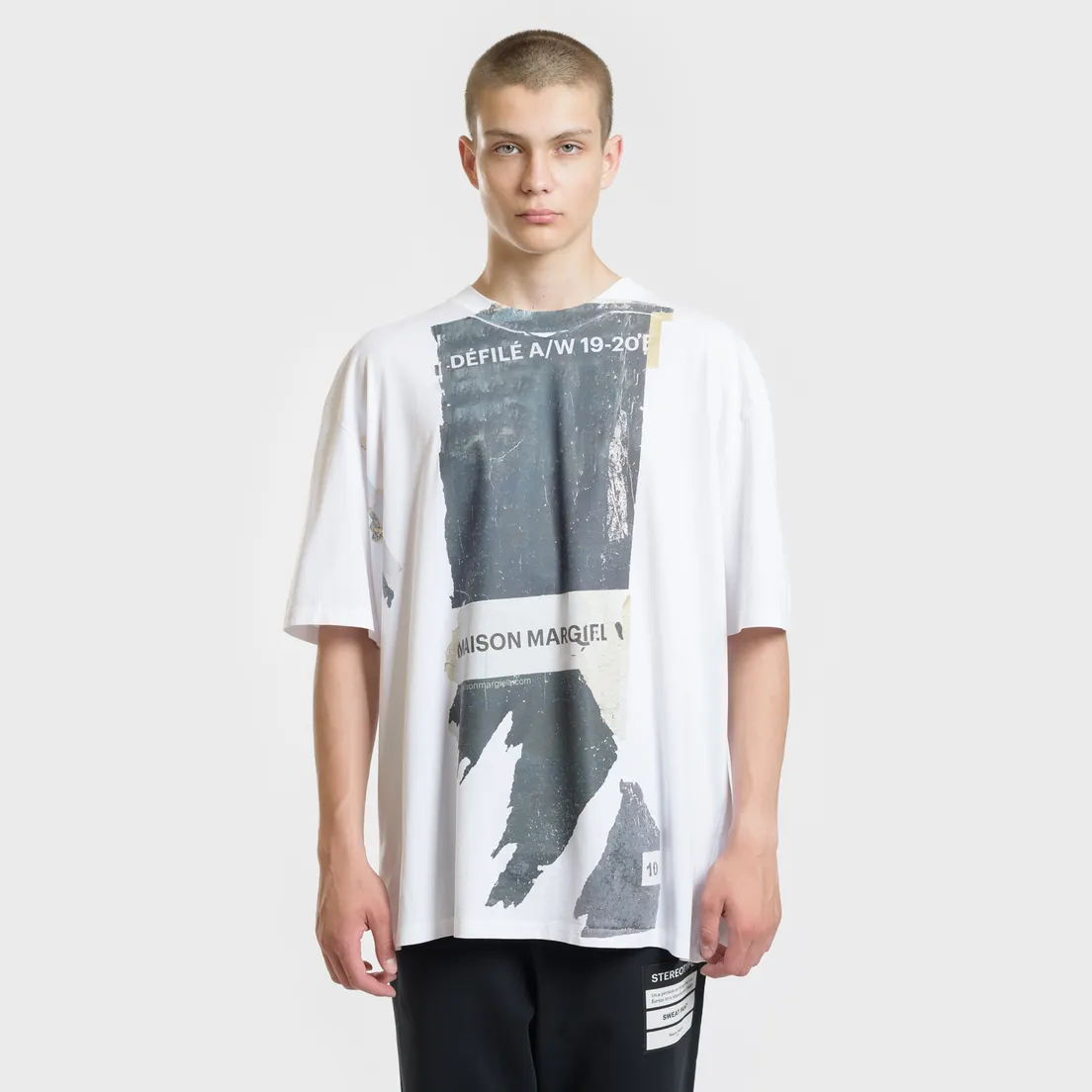 Maison Margiela Мужская футболка Front Defile A/W 19 Print