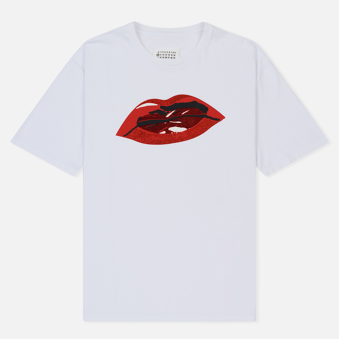Maison Margiela Мужская футболка Lip Print