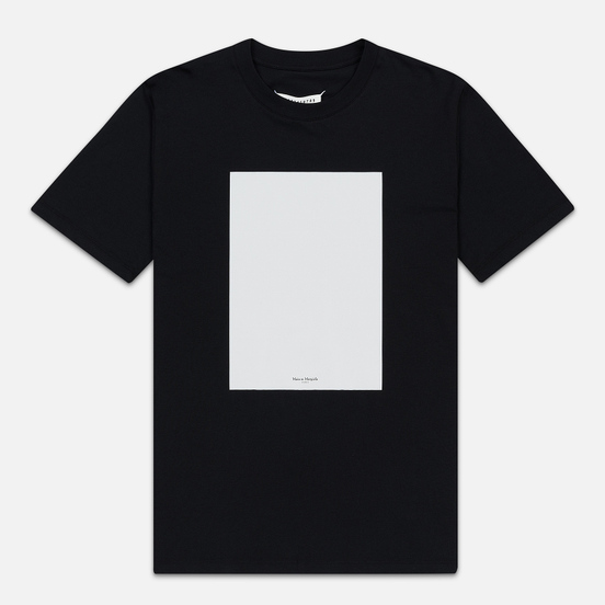 Мужская футболка Maison Margiela Logo Printed Patch Black