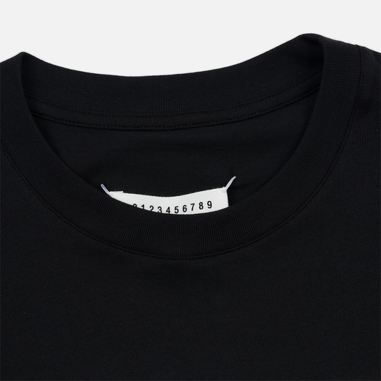Мужская футболка Maison Margiela Logo Printed Patch Black
