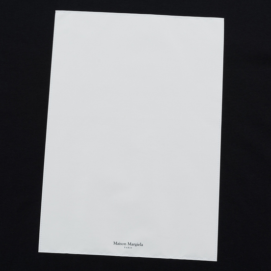 Мужская футболка Maison Margiela Logo Printed Patch Black