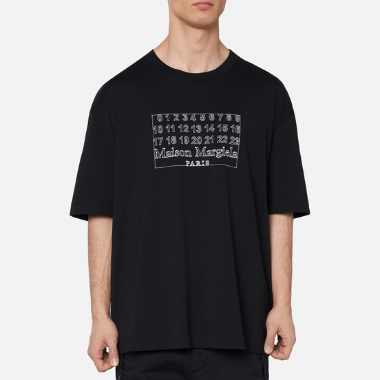 Мужская футболка Maison Margiela Numeric Logo Black