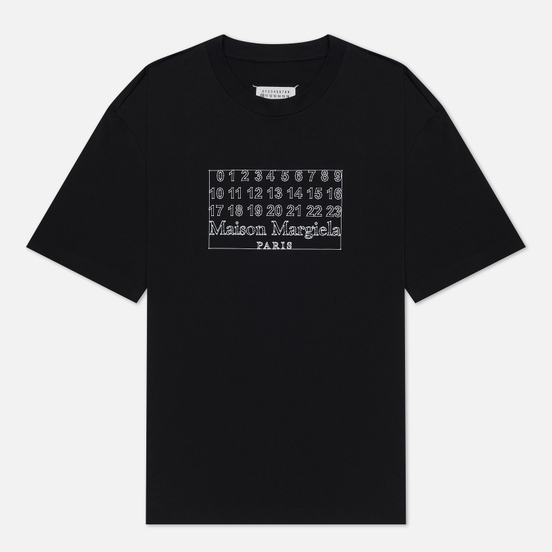 Мужская футболка Maison Margiela Numeric Logo Black