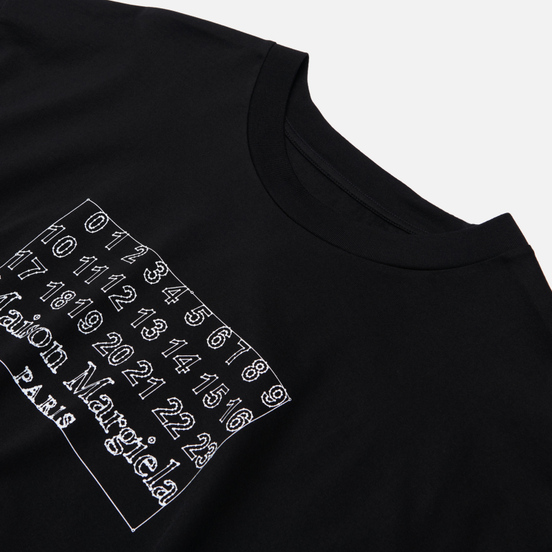 Мужская футболка Maison Margiela Numeric Logo Black