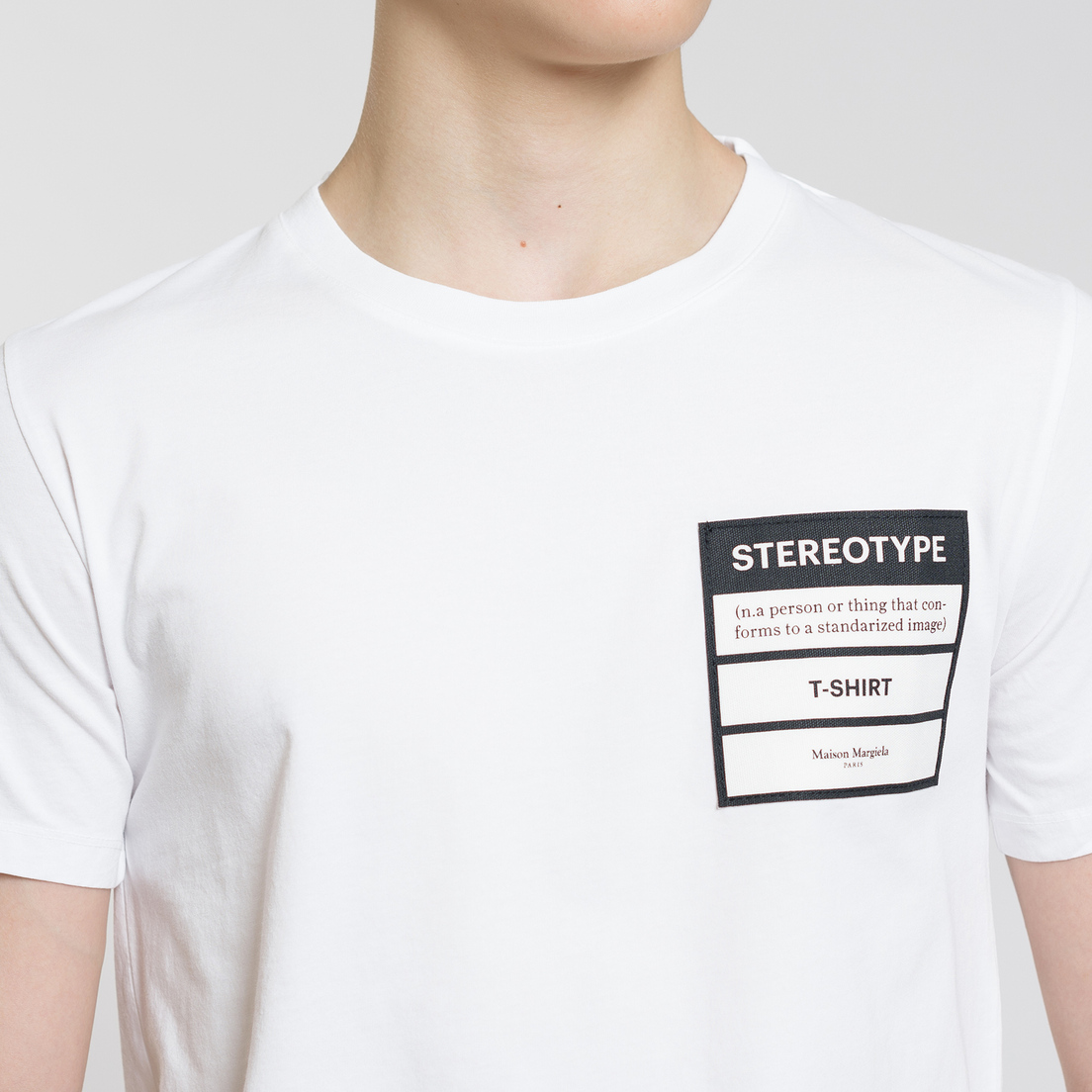 Maison Margiela Мужская футболка Stereotype Patch