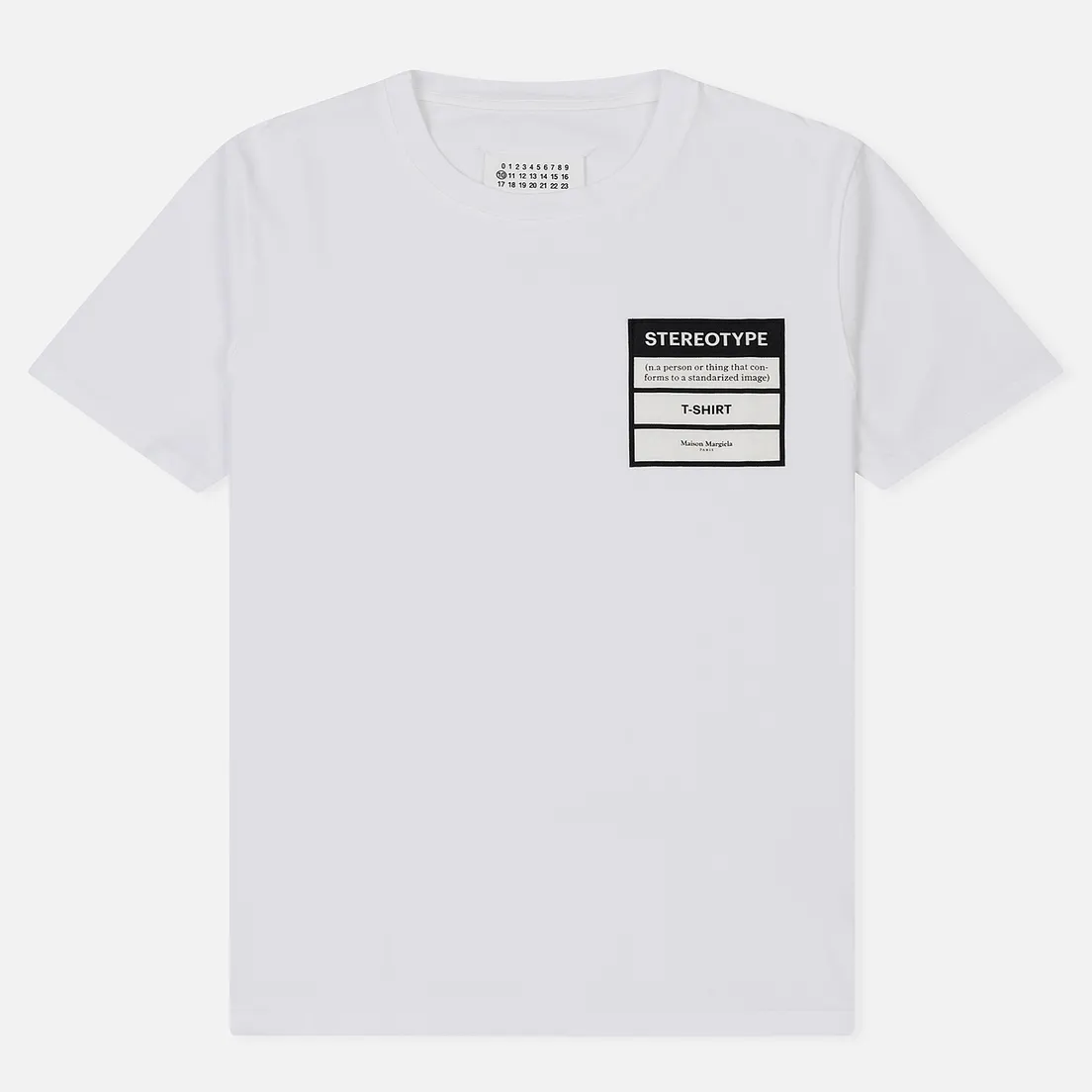 Maison Margiela Мужская футболка Stereotype Patch