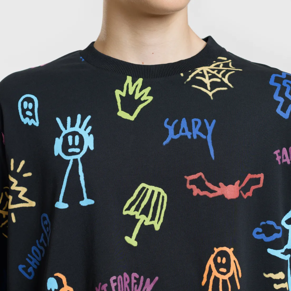 Marcelo Burlon Мужская футболка All Over Sketch