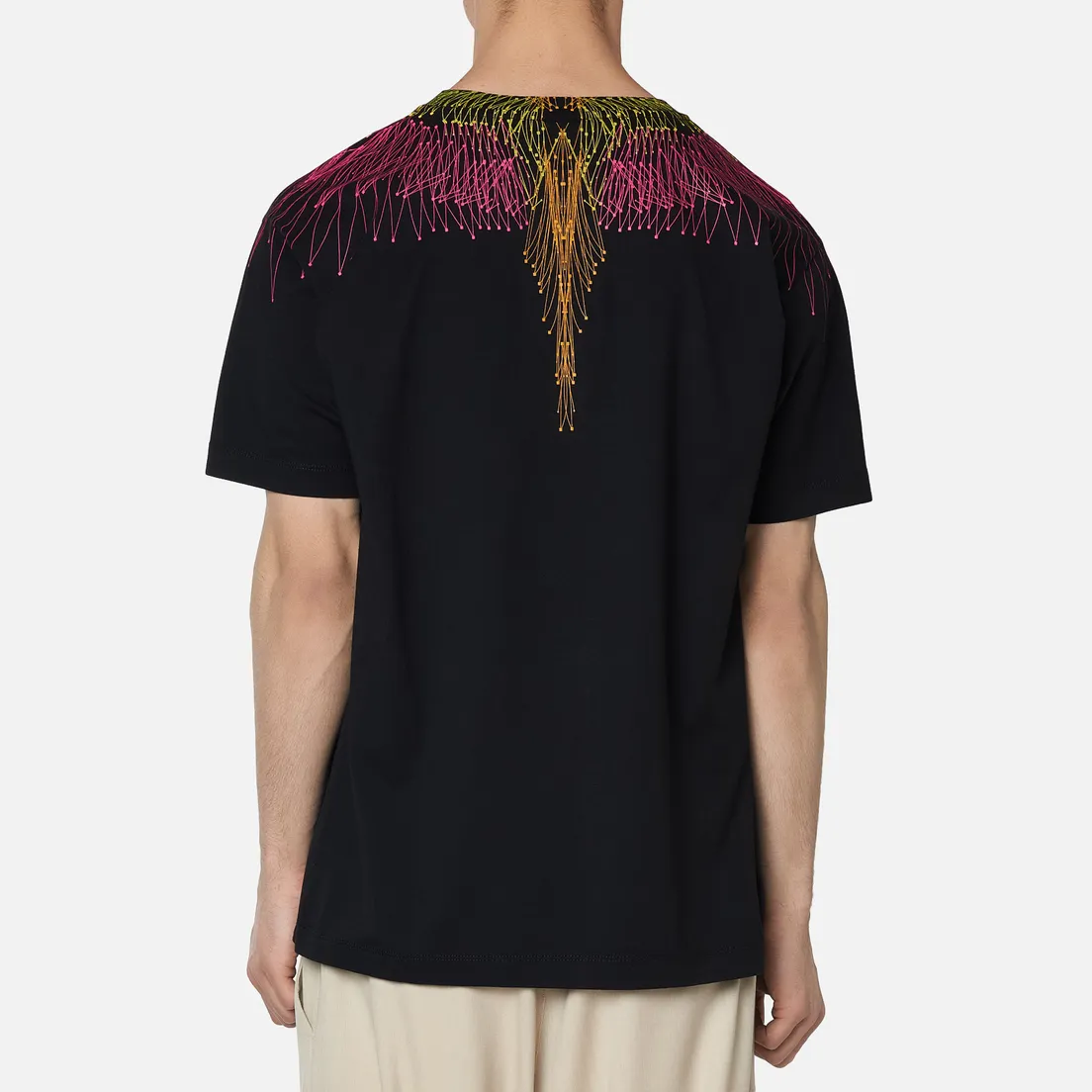 Marcelo Burlon Мужская футболка Bezier Wings Basic