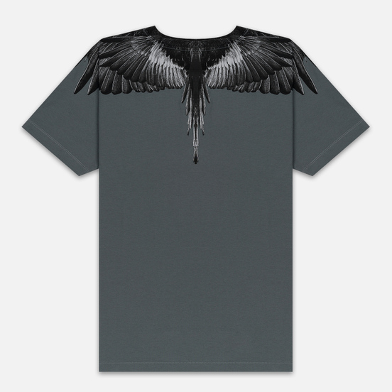 Мужская футболка Marcelo Burlon Black Wings Anthracite/Black