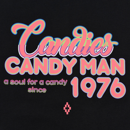Мужская футболка Marcelo Burlon Candyman Over Black/Multicolor