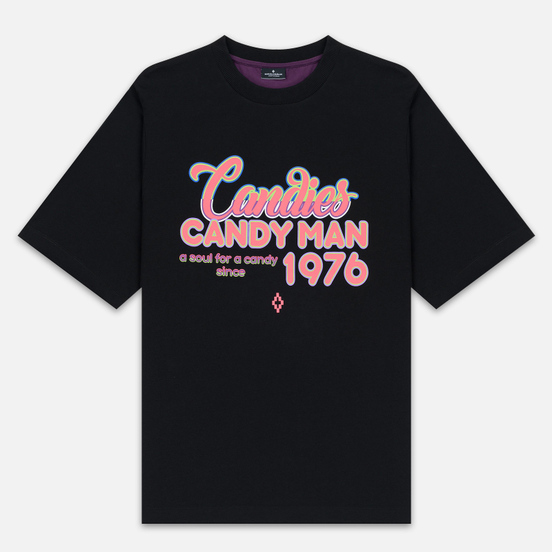 Мужская футболка Marcelo Burlon Candyman Over Black/Multicolor