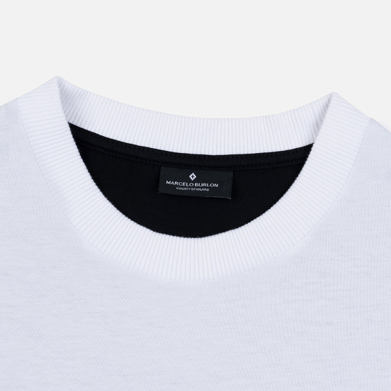 Мужская футболка Marcelo Burlon Candyman Over White/Multicolor
