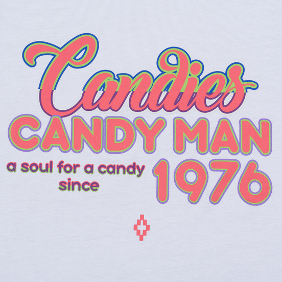 Мужская футболка Marcelo Burlon Candyman Over White/Multicolor