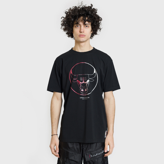 Мужская футболка Marcelo Burlon Chicago Bulls Logo Black/Multicolor