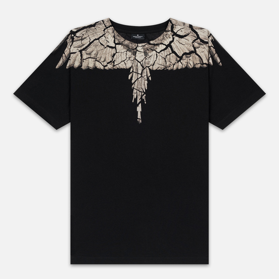 Мужская футболка Marcelo Burlon Earth Wings Black/Brown