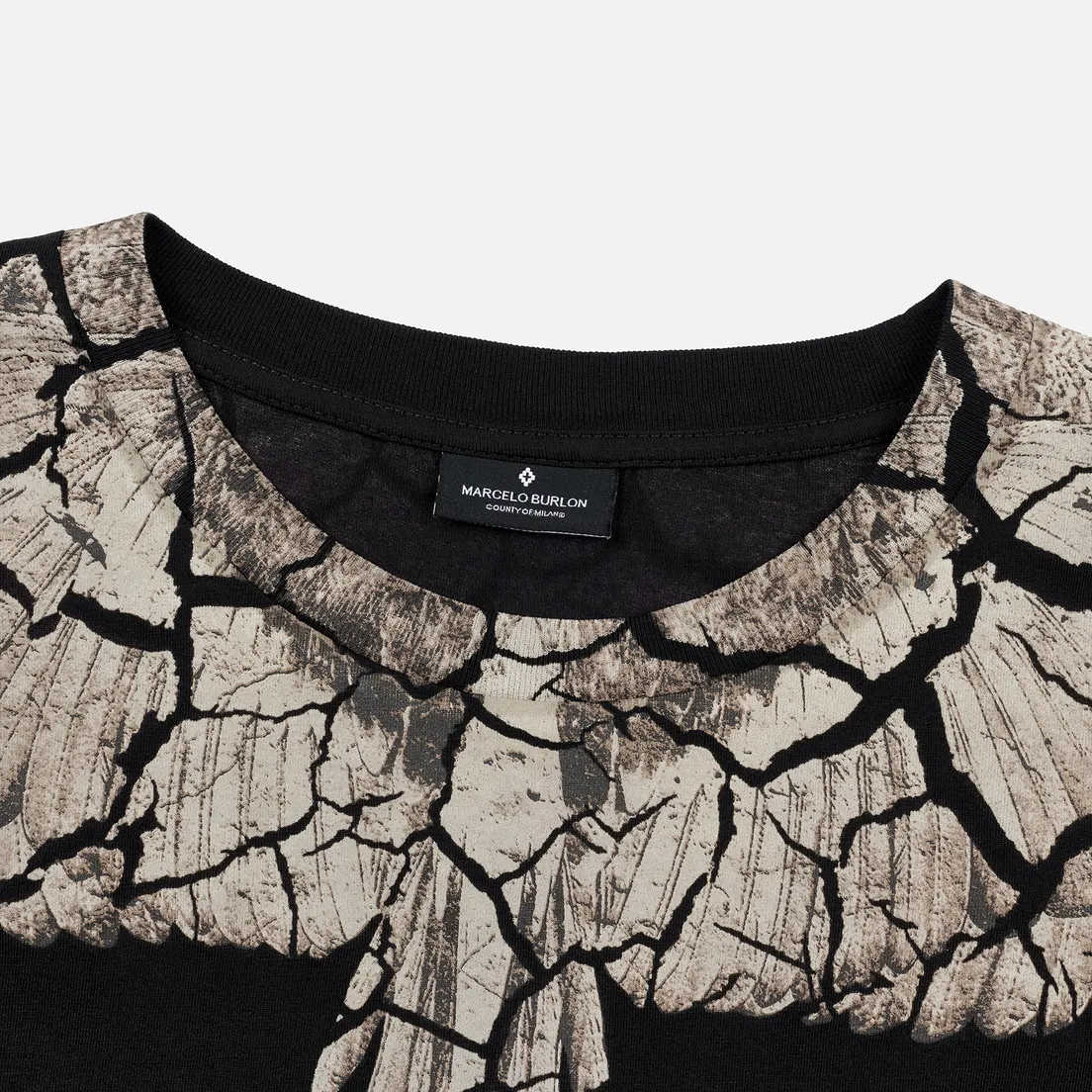 Marcelo Burlon Мужская футболка Earth Wings