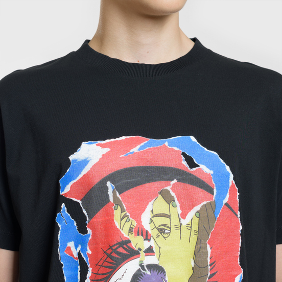 Мужская футболка Marcelo Burlon Eye Black/Multicolor