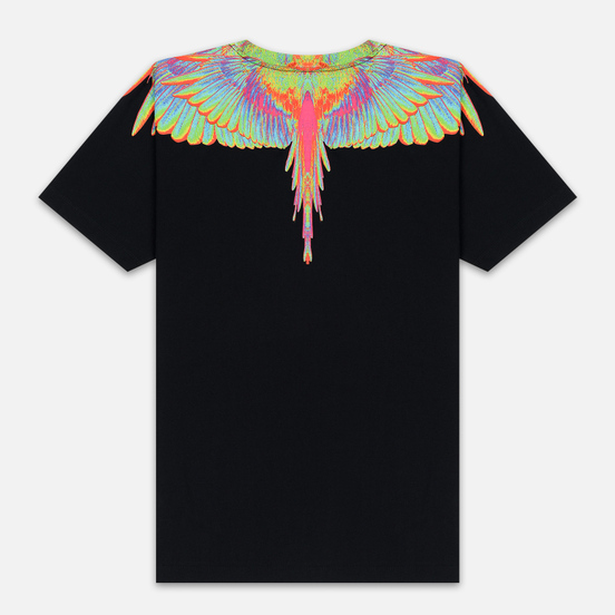 Мужская футболка Marcelo Burlon Fluo Wings Black/Light Blue
