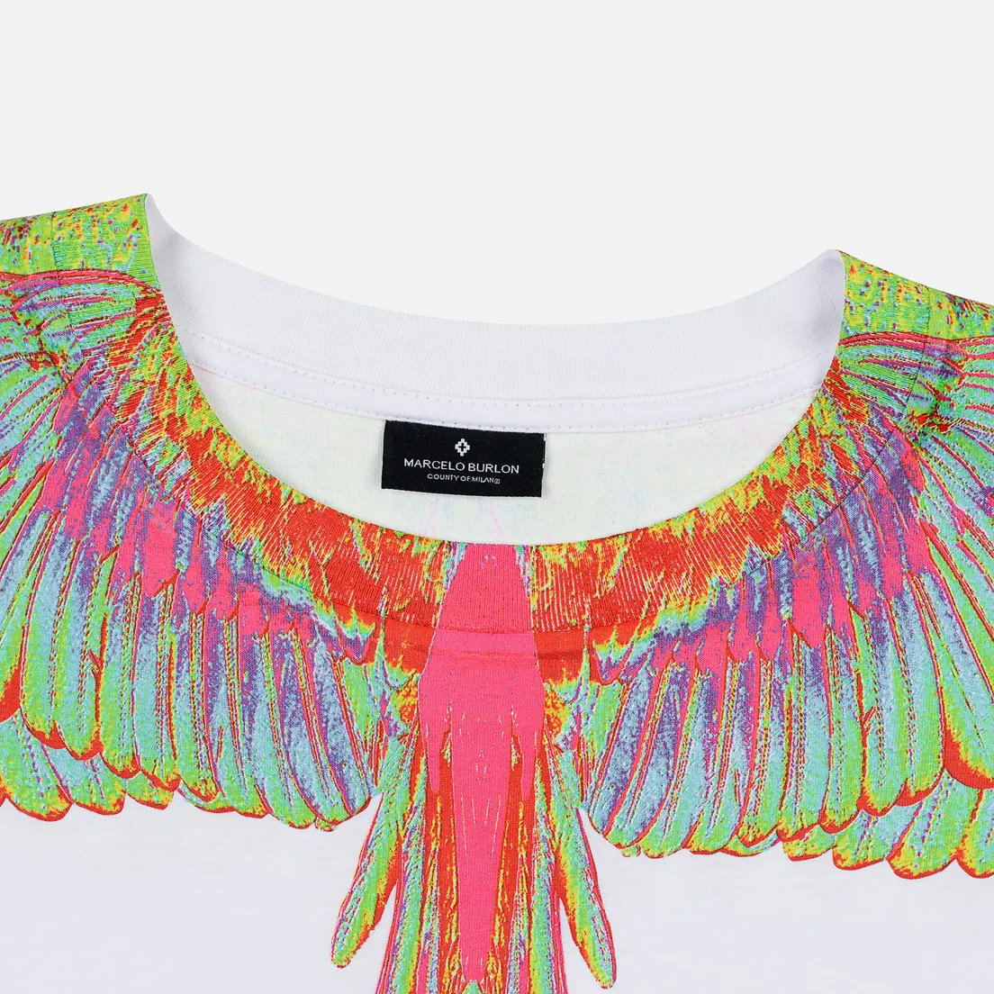 Marcelo Burlon Мужская футболка Fluo Wings