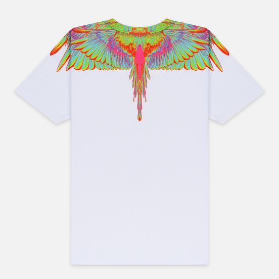 Мужская футболка Marcelo Burlon Fluo Wings White/Light Blue