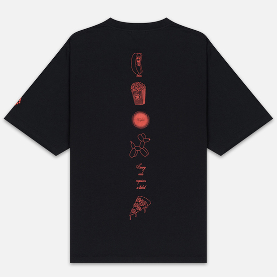 Мужская футболка Marcelo Burlon Freak Over Black/Multicolor