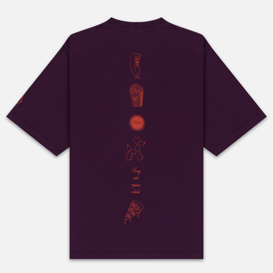 Мужская футболка Marcelo Burlon Freak Over Dark Purple/Multicolor