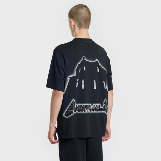 Мужская футболка Marcelo Burlon Ghost House Over Black/Beige