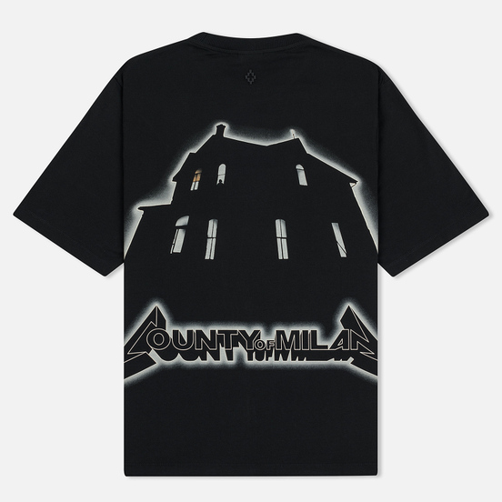 Мужская футболка Marcelo Burlon Ghost House Over Black/Beige