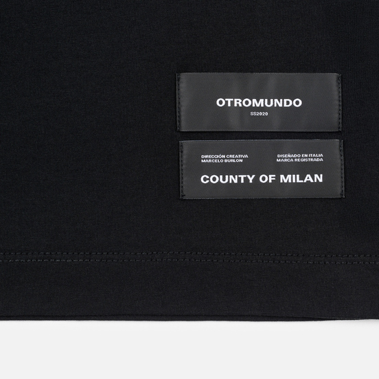 Мужская футболка Marcelo Burlon Logo Black/White