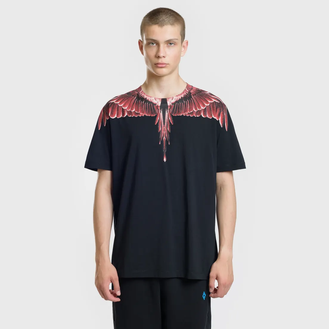 Marcelo Burlon Мужская футболка Red Ghost Wings