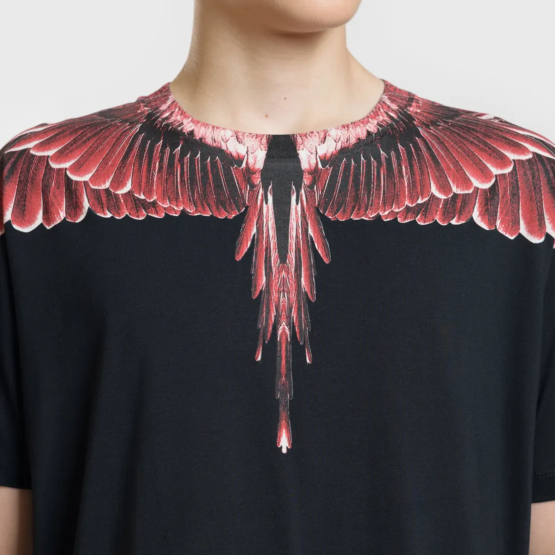 Marcelo Burlon Мужская футболка Red Ghost Wings