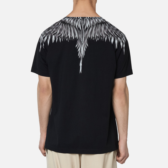 Мужская футболка Marcelo Burlon Sharp Wings Basic Black/White