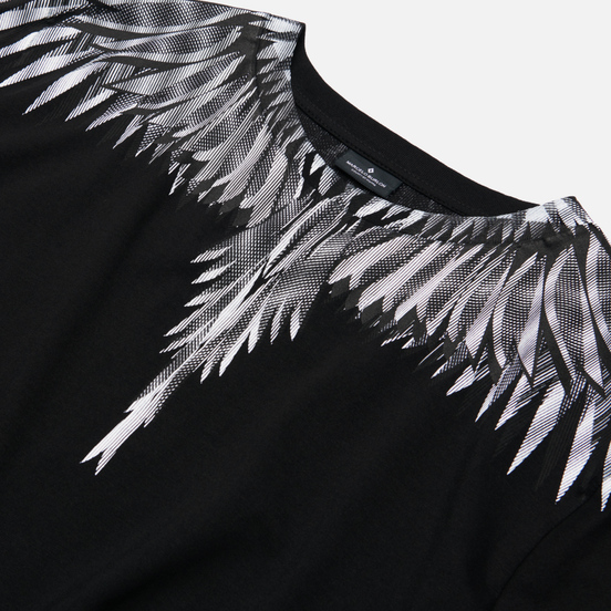 Мужская футболка Marcelo Burlon Sharp Wings Basic Black/White