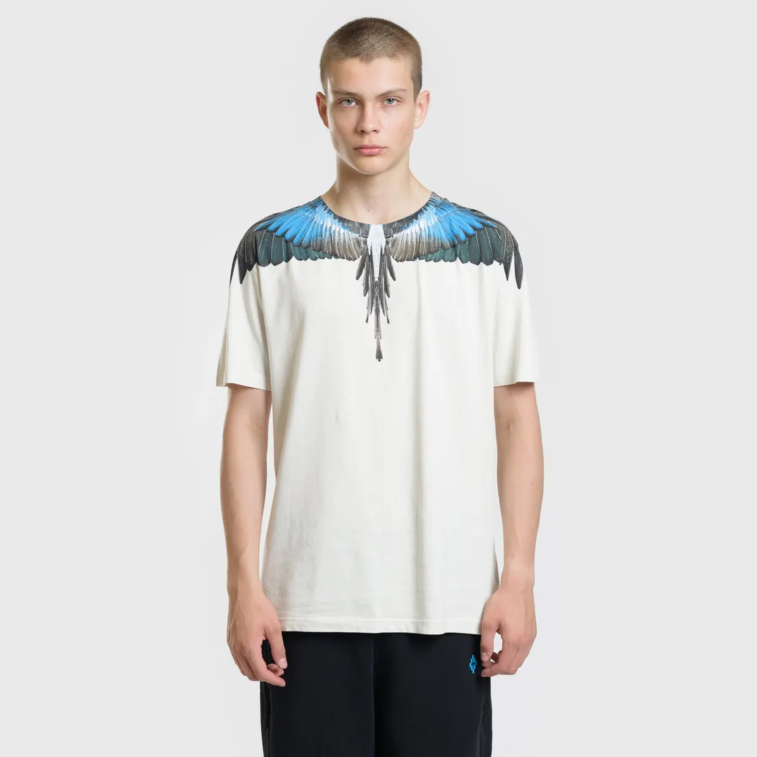 Marcelo Burlon Мужская футболка Turquoise Wings
