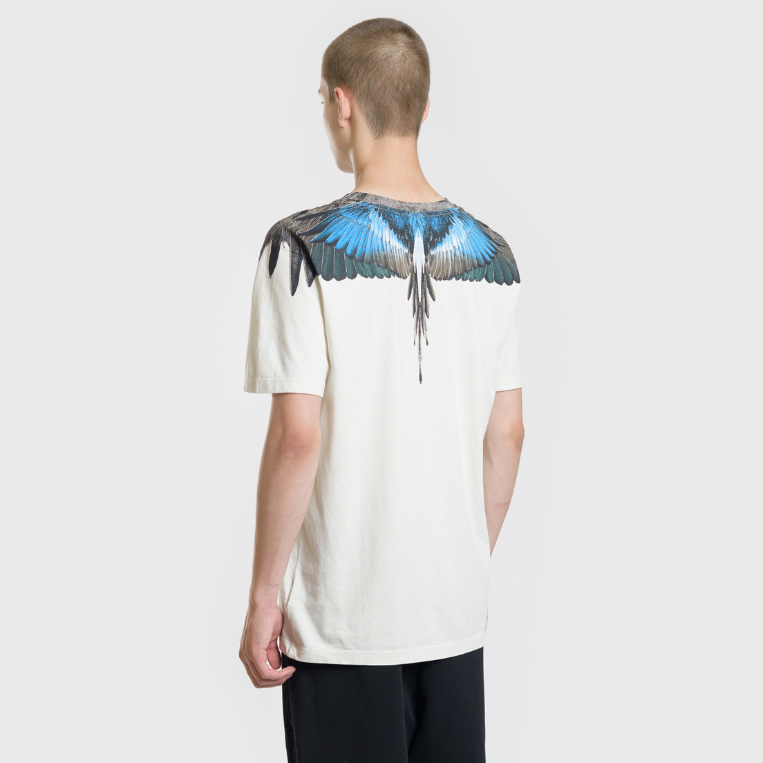 Marcelo Burlon Мужская футболка Turquoise Wings