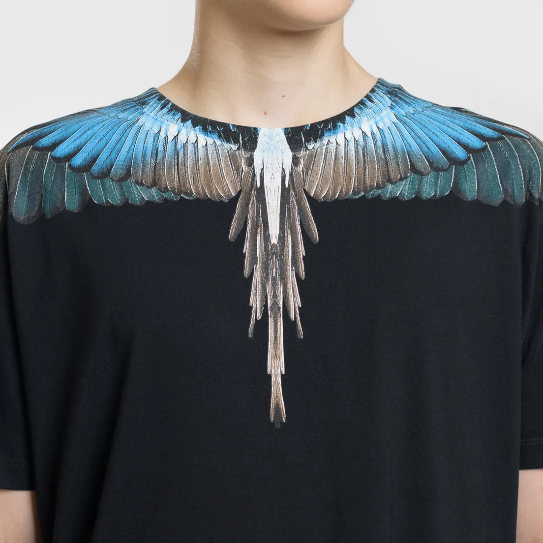Marcelo Burlon Мужская футболка Turquoise Wings