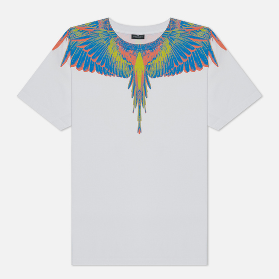 Мужская футболка Marcelo Burlon Wings Basic White/Multicolor