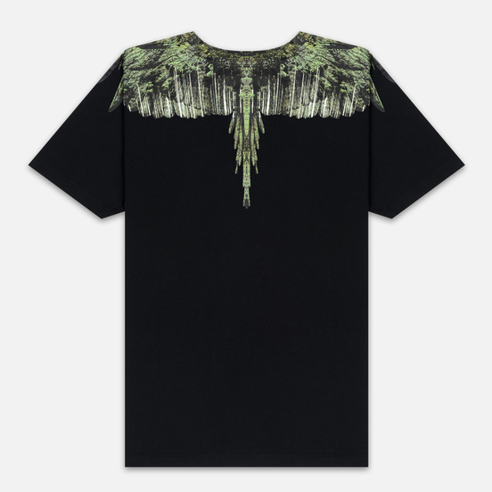 Мужская футболка Marcelo Burlon Wood Wings Black/Green