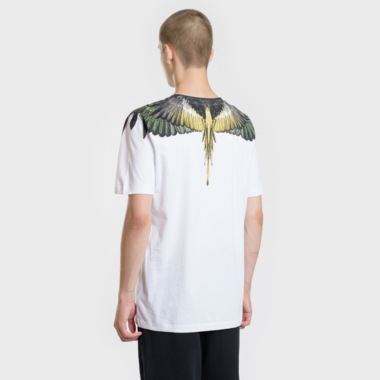 Мужская футболка Marcelo Burlon Yellow Wings White/Multicolor