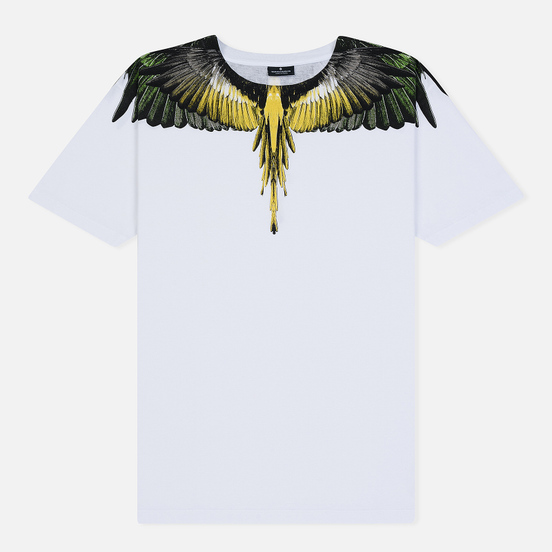 Мужская футболка Marcelo Burlon Yellow Wings White/Multicolor