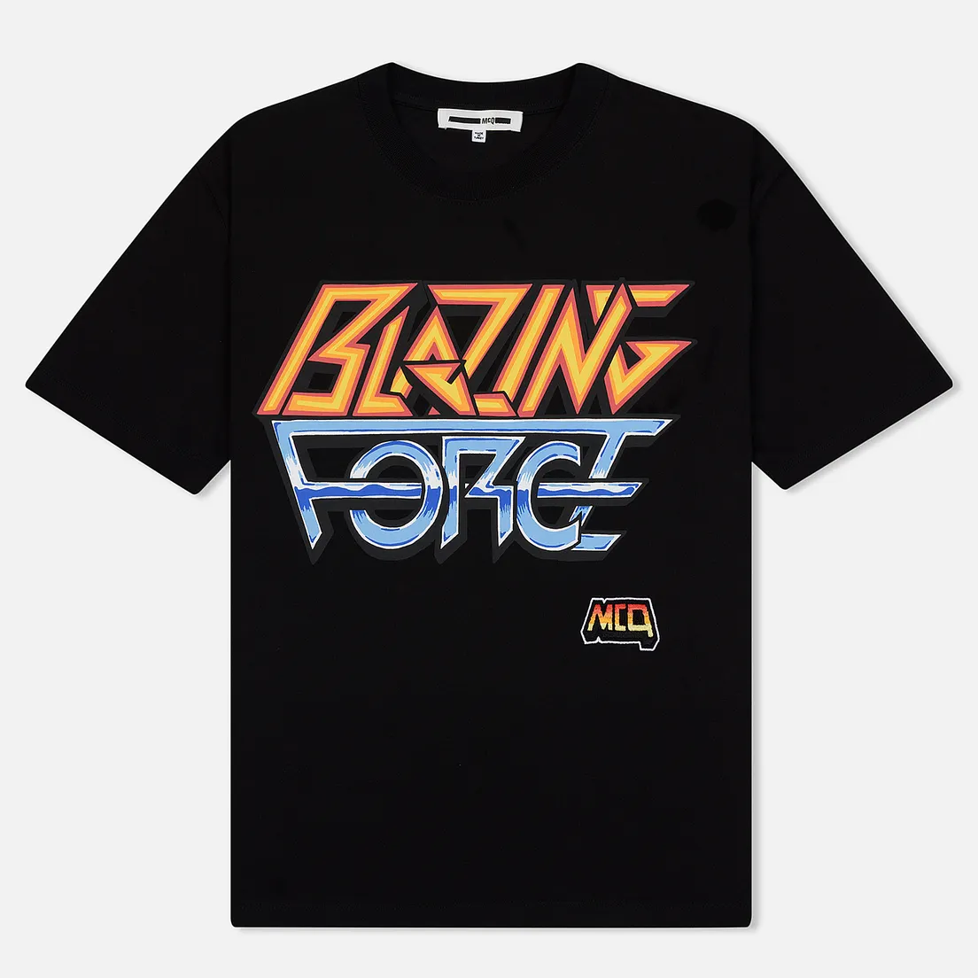 McQ Alexander McQueen Мужская футболка Blazing Force Dropped Shoulder