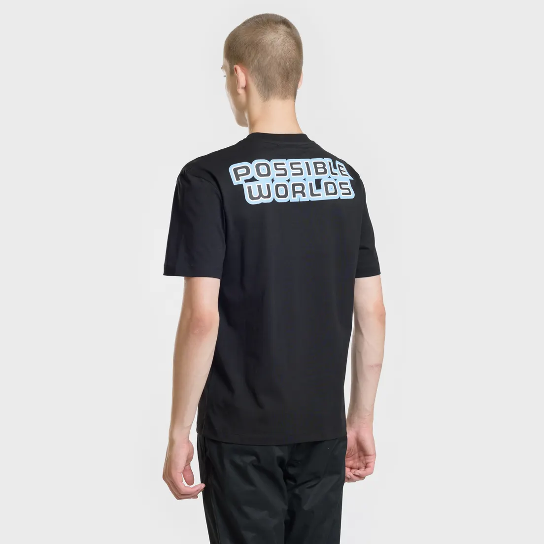 McQ Alexander McQueen Мужская футболка Blazing Force Dropped Shoulder