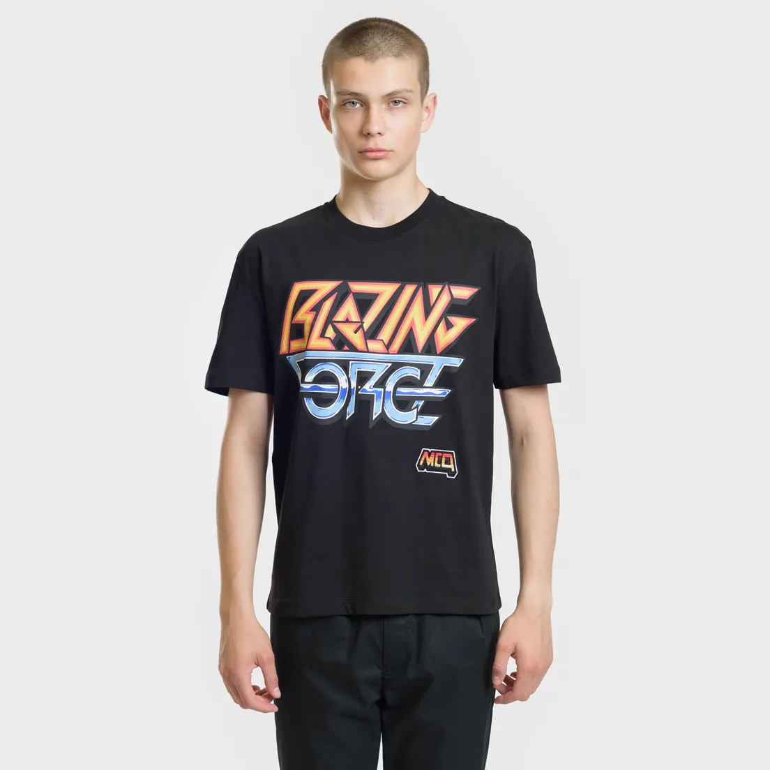 McQ Alexander McQueen Мужская футболка Blazing Force Dropped Shoulder