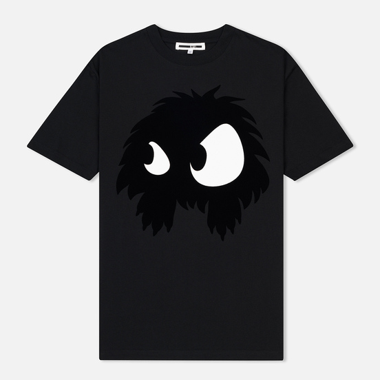 Мужская футболка McQ Alexander McQueen Dropped Shoulder Chester Monster Darkest Black
