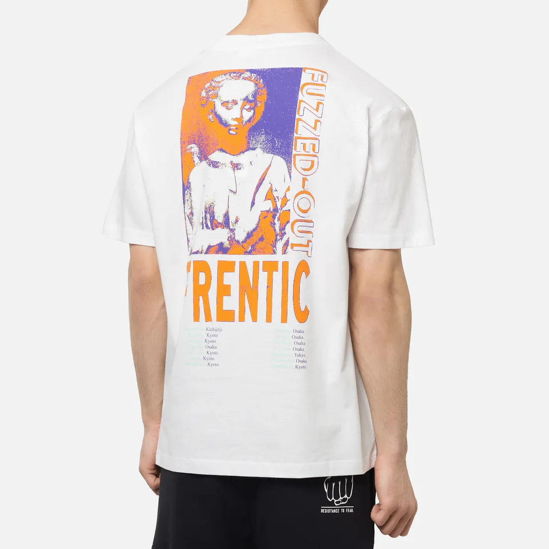 McQ Alexander McQueen Мужская футболка Dropped Shoulder Frentic