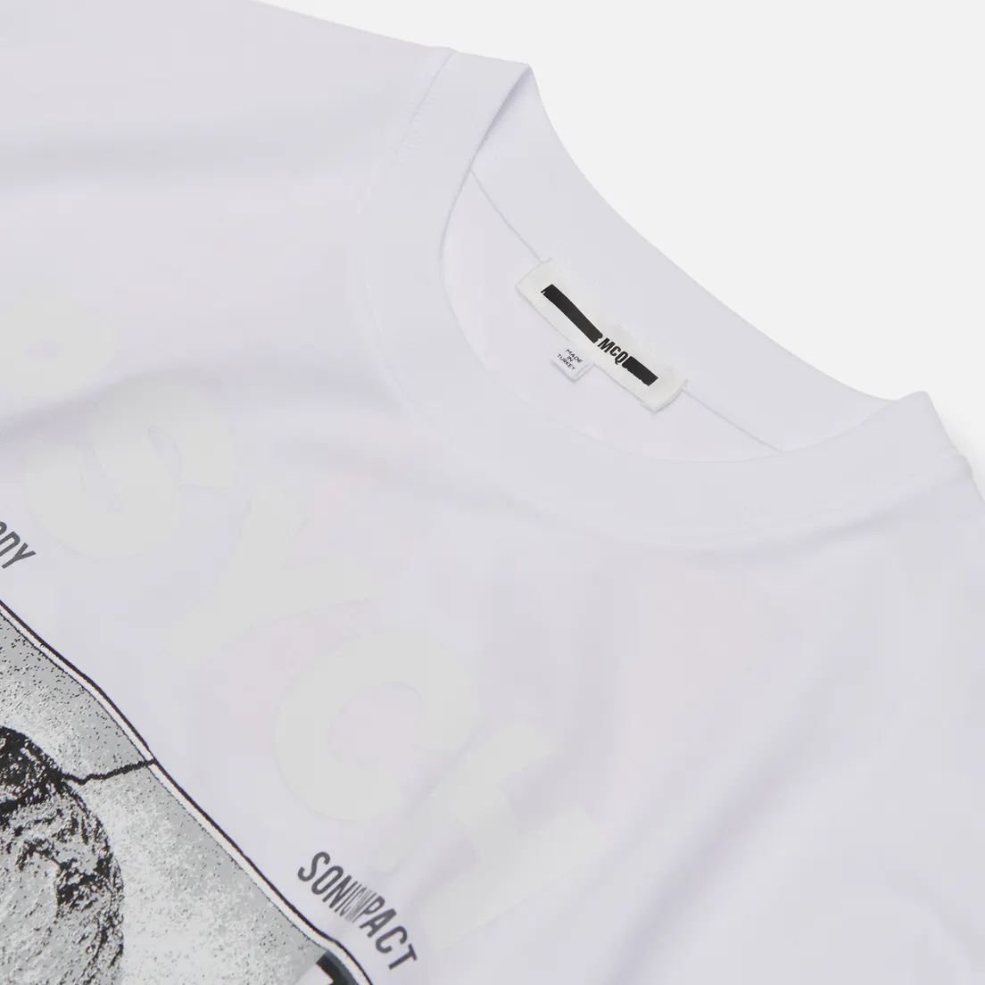 McQ Alexander McQueen Мужская футболка Dropped Shoulder Frentic