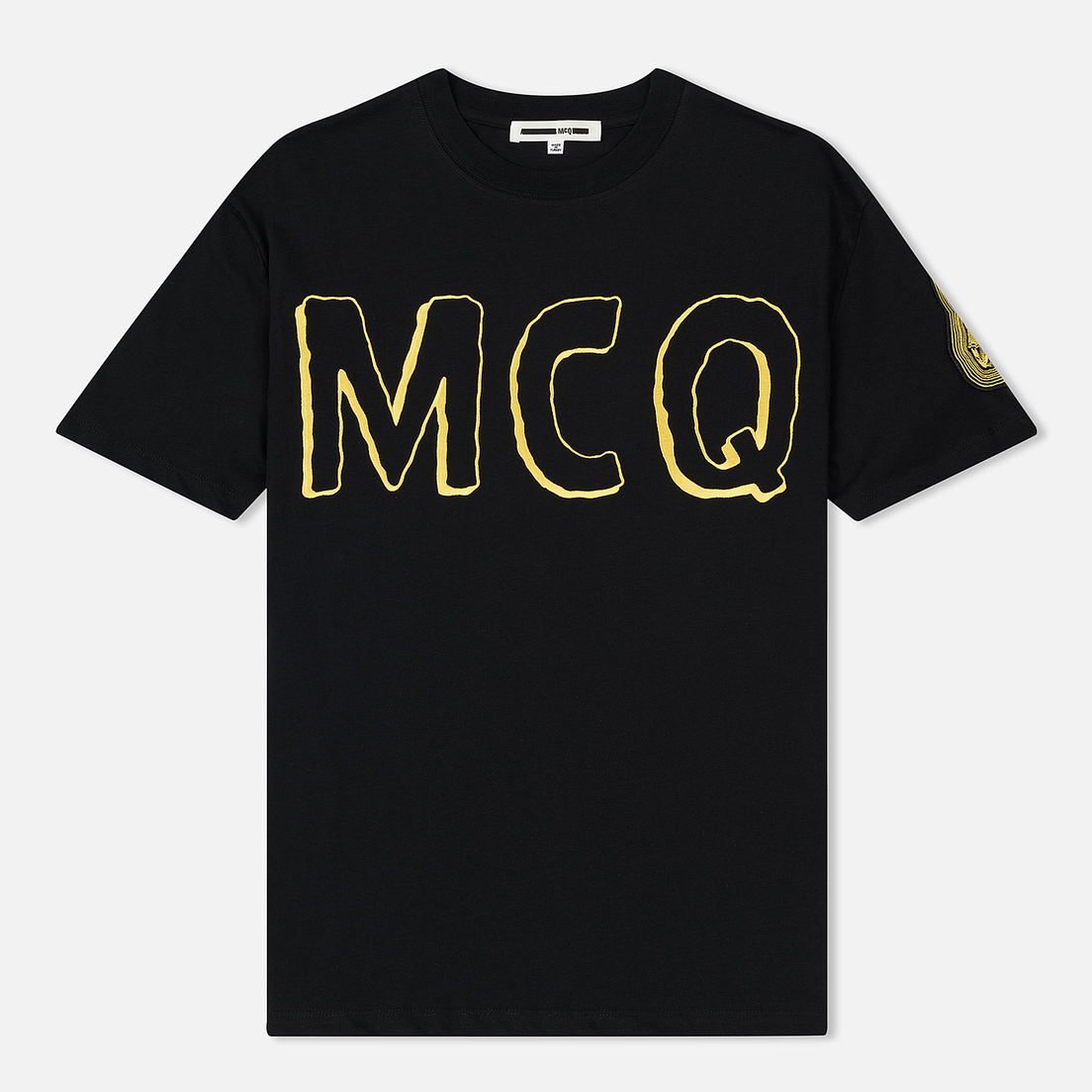 McQ Alexander McQueen Мужская футболка Dropped Shoulder MCQ Font