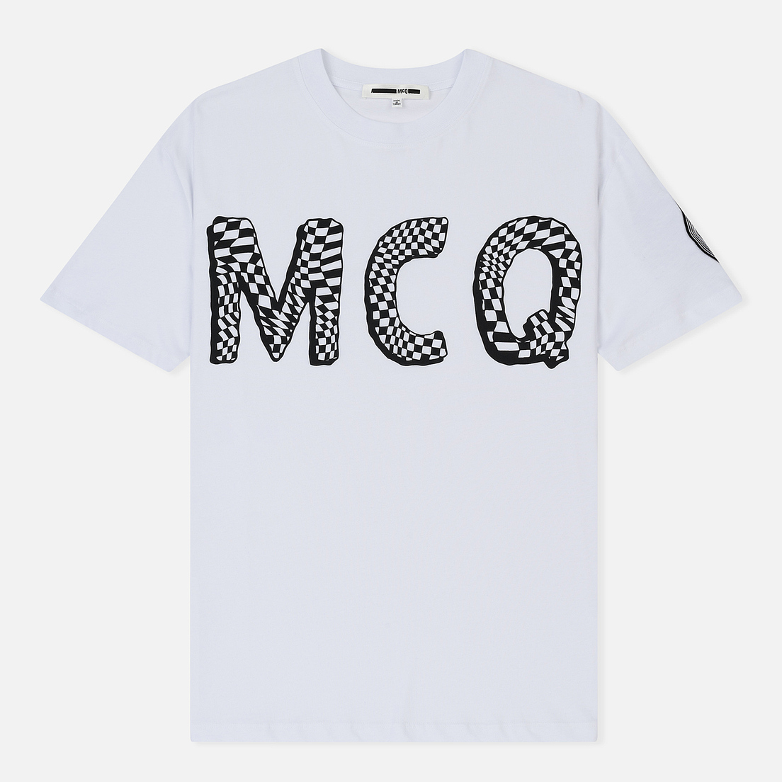 McQ Alexander McQueen Мужская футболка Dropped Shoulder MCQ Font