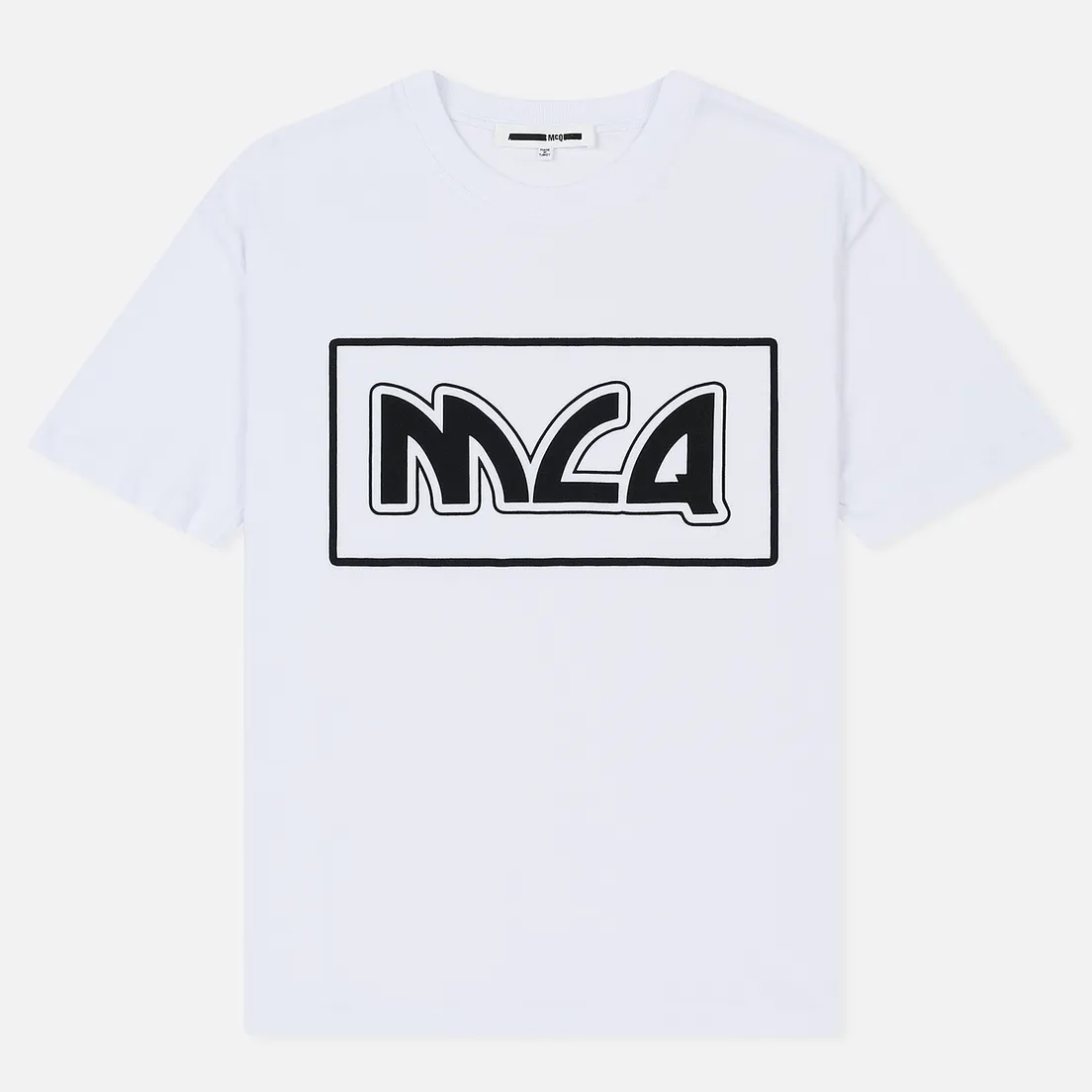 McQ Alexander McQueen Мужская футболка Dropped Shoulder MCQ Logo